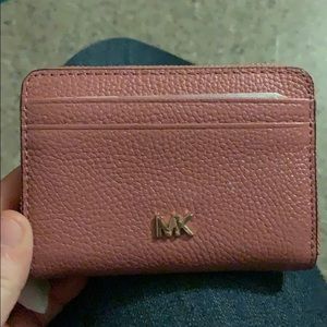 Brand new MICHAEL KORS wallet; pink and gold